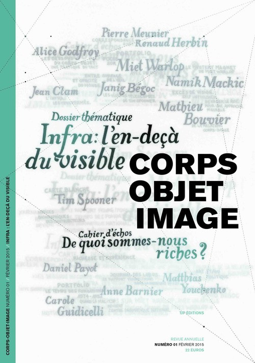 Soirée de lancement de la nouvelle revue du TJP : "Corps Objet Image".