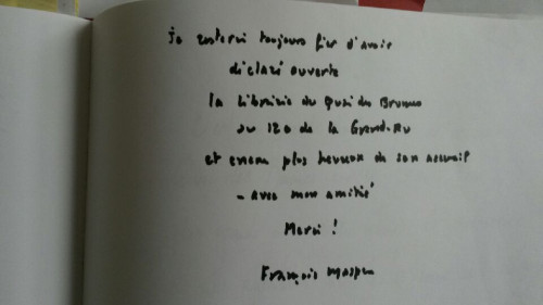 Tellement de chose à dire sur François Maspero...