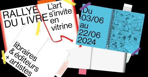 Rallye du livre : L'art s'invite en vitrine