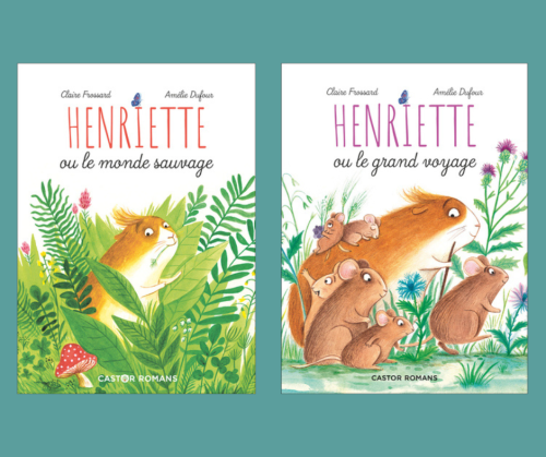 Exposition de dessins originaux issus de la série de livre jeunesse "Henriette" édité chez Casterman